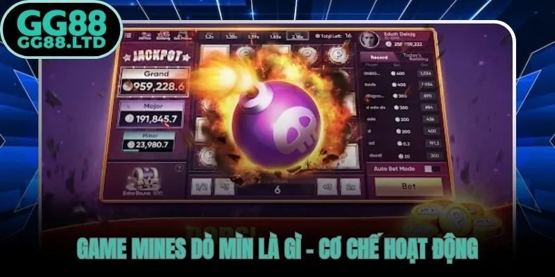 Lưới 5x5 Mines và hệ thống xác suất tích lũy đằng sau mỗi ô